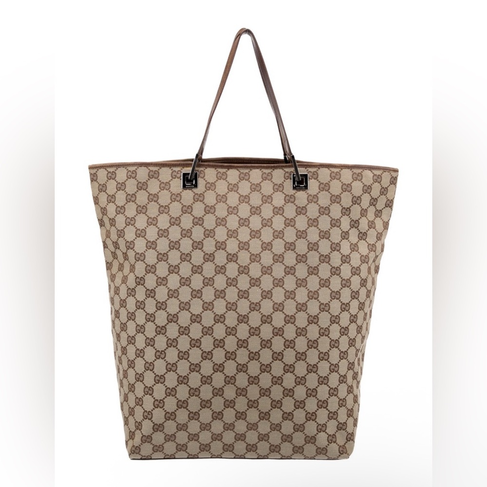 GUCCI 🤎 GG Canvas Brown Monogram Tote